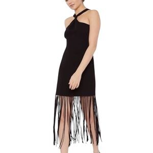 LIKELY Noreen Dress NWT Color Black Fringe Size 6